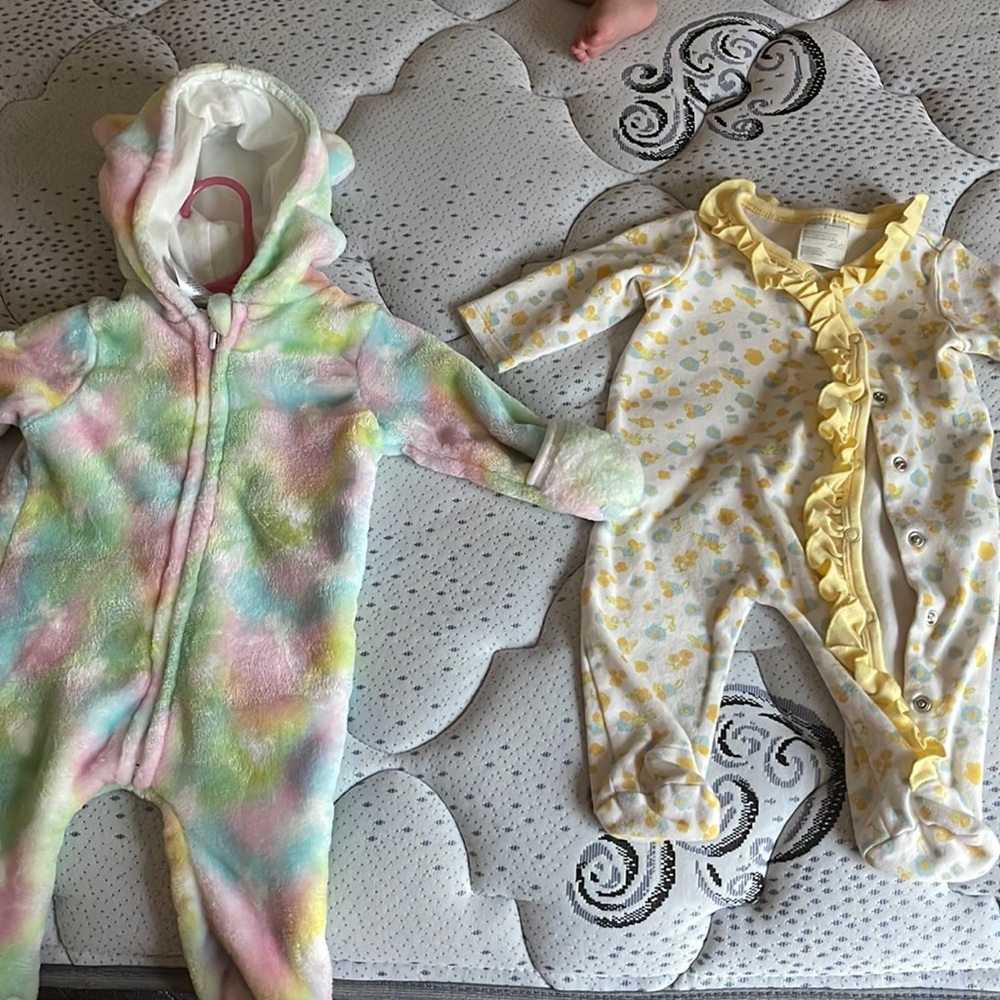Baby girl onesies/pjs